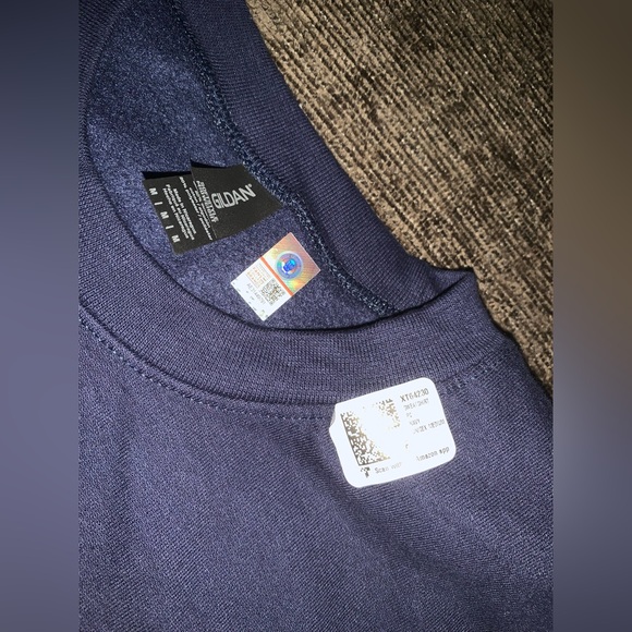 Georgetown Hoyas Distressed Victory Navy Sweatshirt - Picture 6 of 6